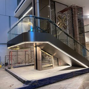 Railing Tangga Kaca Frameles Custom