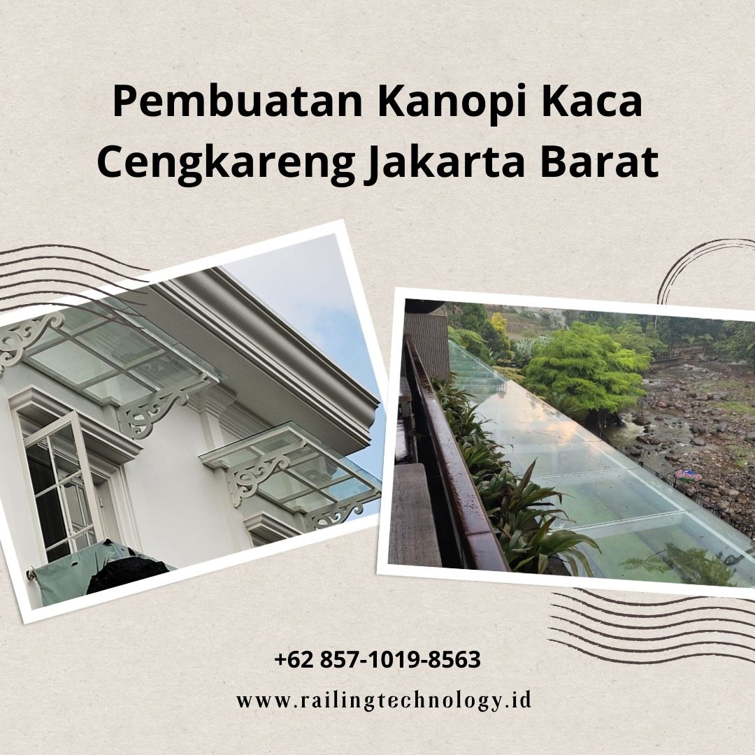 Pembuatan kanopi kaca Cengkareng