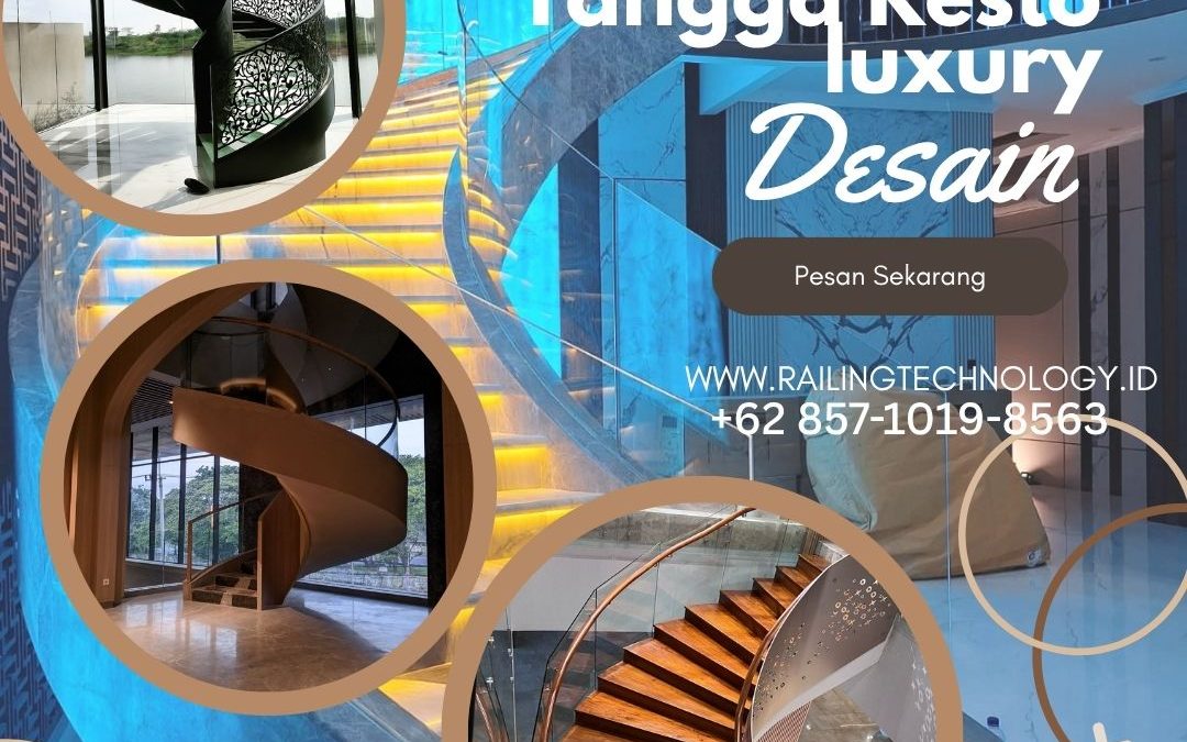 Desain Tangga Resto Luxury Green Lake