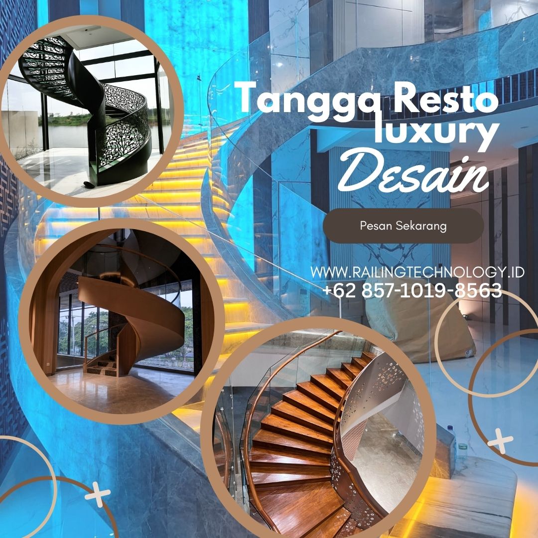 Desain Tangga Resto Luxury Green Lake