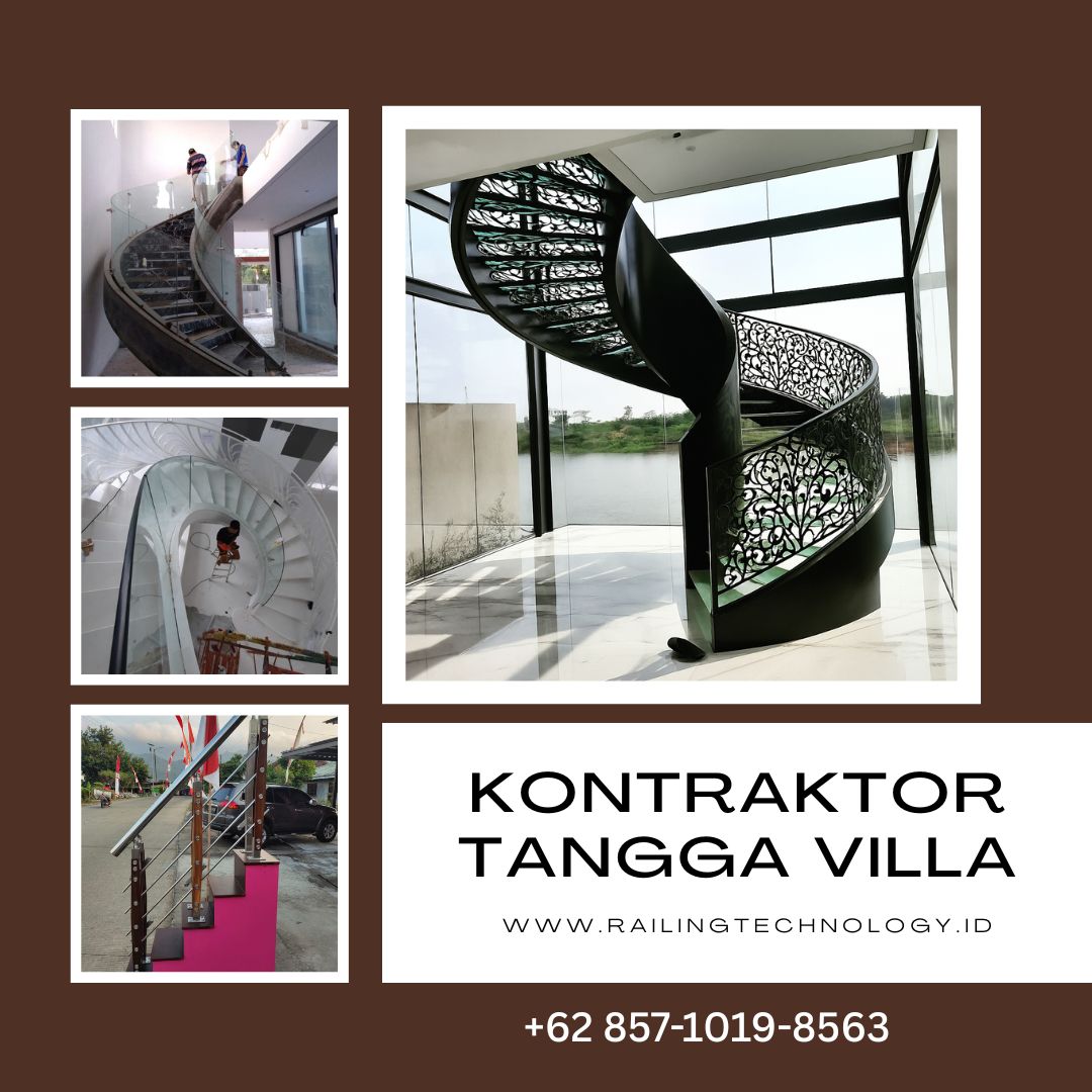 Kontraktor Railing Tangga Villa Jakarta Barat