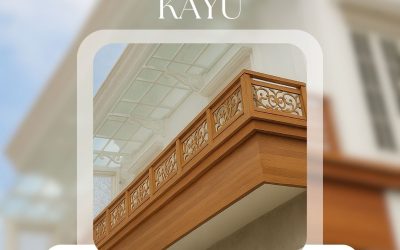 Railing Balkon Kayu Natural Palmerah Jakbar