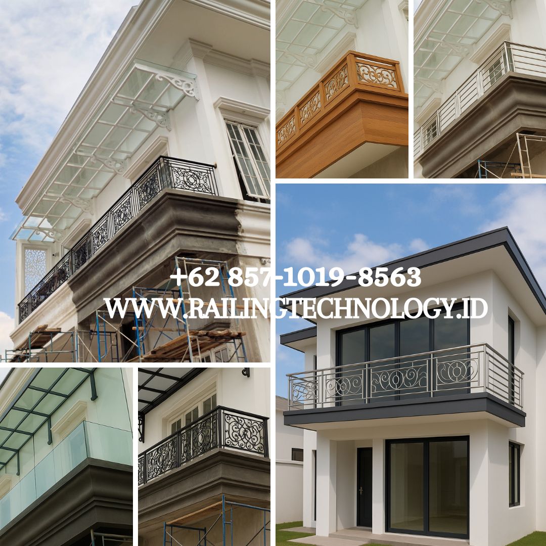 Railing Balkon Rumah Mewah Kebon Jeruk