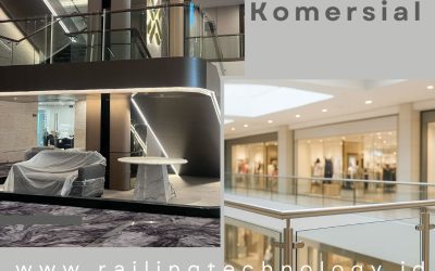 Railing Kaca Proyek Komersial Duri Kosambi