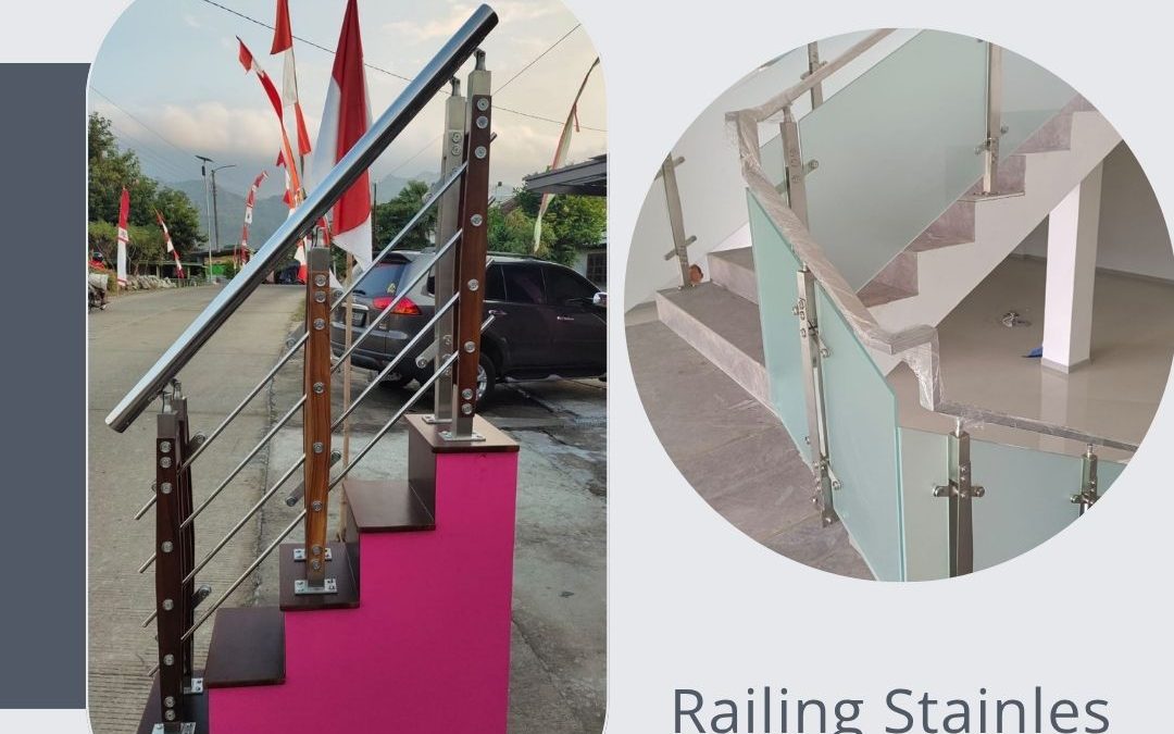 Railing Stainless Tangga Rumah Tanjung Duren