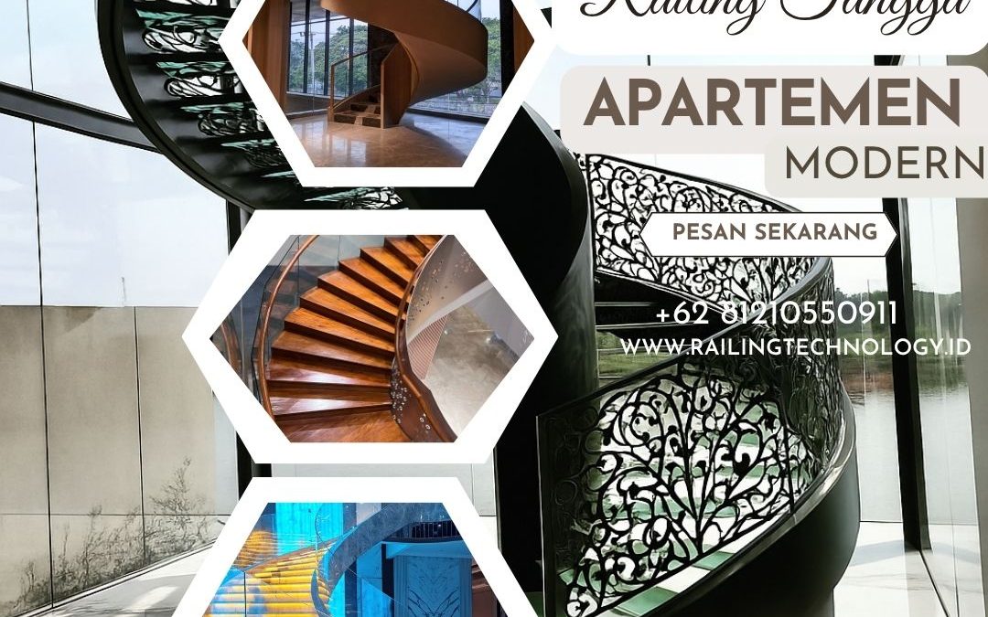 Railing Tangga Apartemen Modern