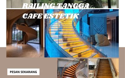 Railing Tangga Cafe Estetik Green Lake