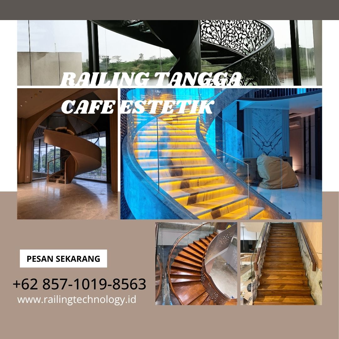 Railing Tangga Cafe Estetik Green Lake