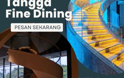 Railing Tangga Fine Dining Jakarta Barat