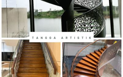 Railing Tangga Hotel Artistik Kebon Jeruk