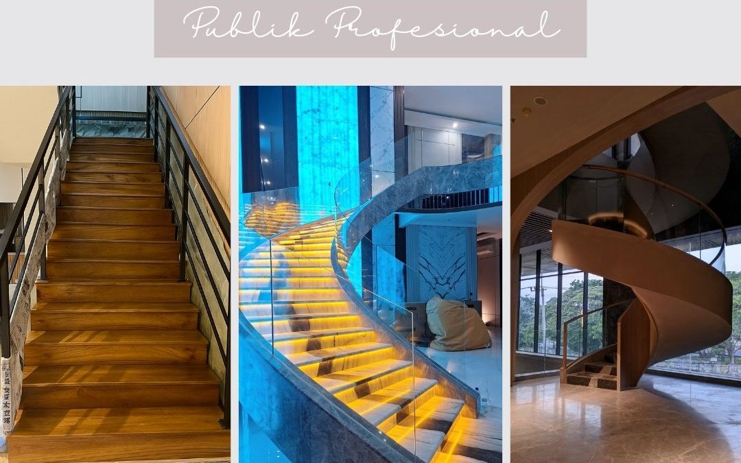 Railing Tangga Publik Profesional Kebon Jeruk