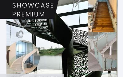 Railing Tangga Showcase Premium Kebon Jeruk