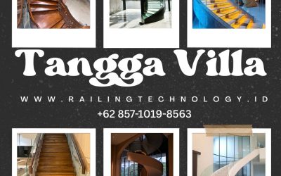 Railing Tangga Villa Custom Jakarta Barat