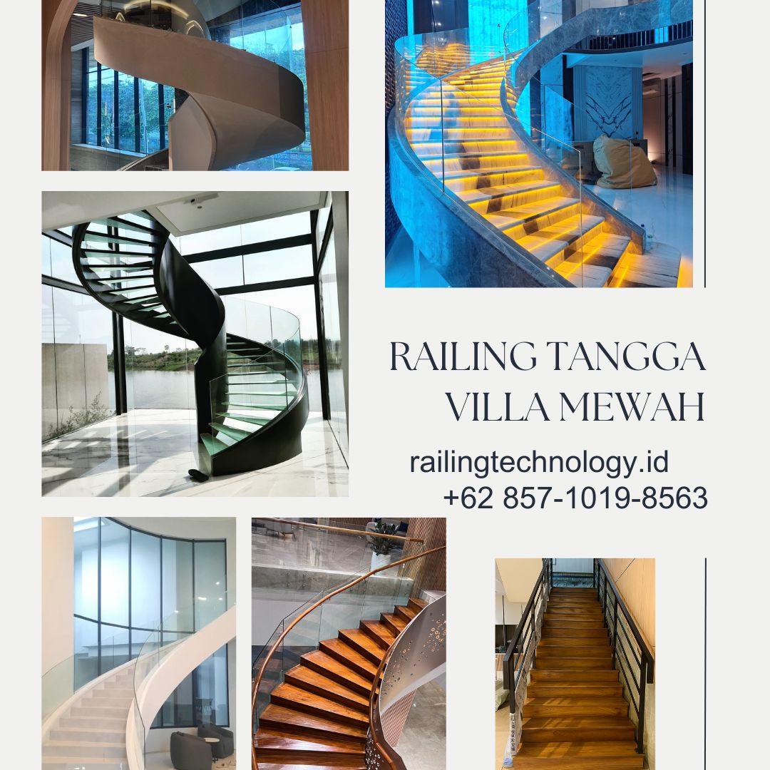 Railing Tangga Villa Mewah Bandung