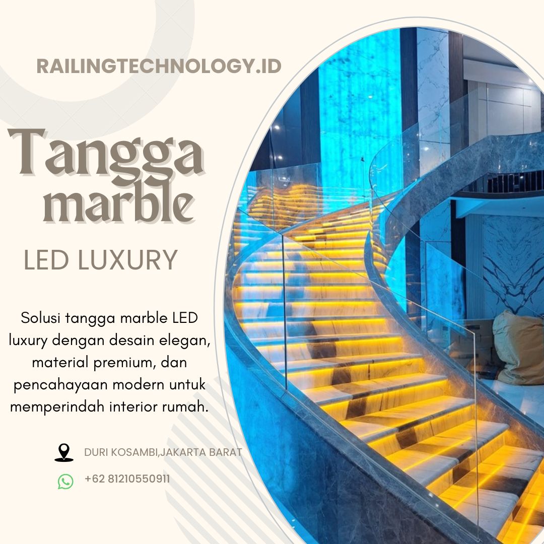 Tangga Marble LED Luxury Duri Kosambi
