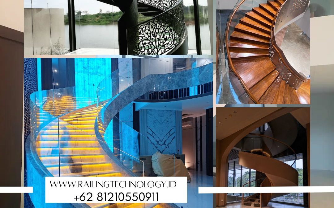 Tangga Mewah Modern Futuristik Jakarta Barat