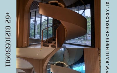 Tangga Spiral Modern Elegan Kebon Jeruk
