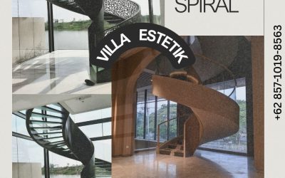 Tangga Spiral Villa Estetik Jawa Barat