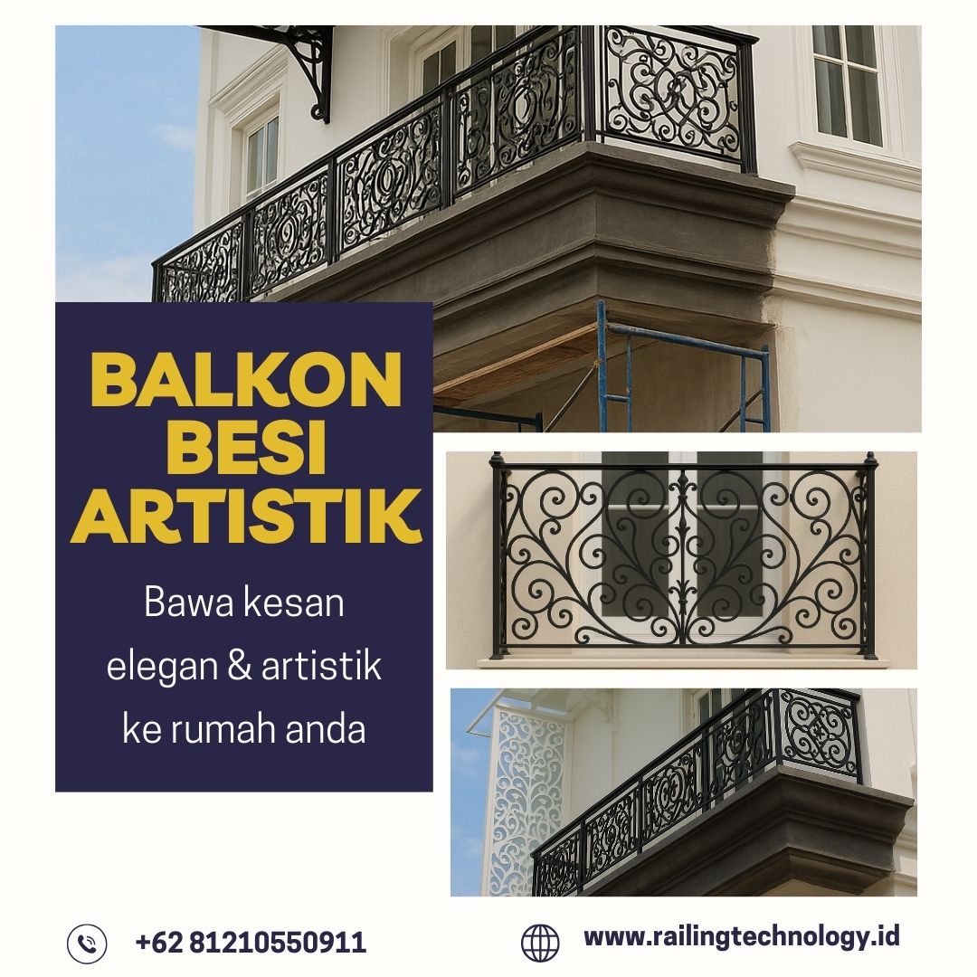 Inspirasi Balkon Besi Artistik Kapuk JakBar