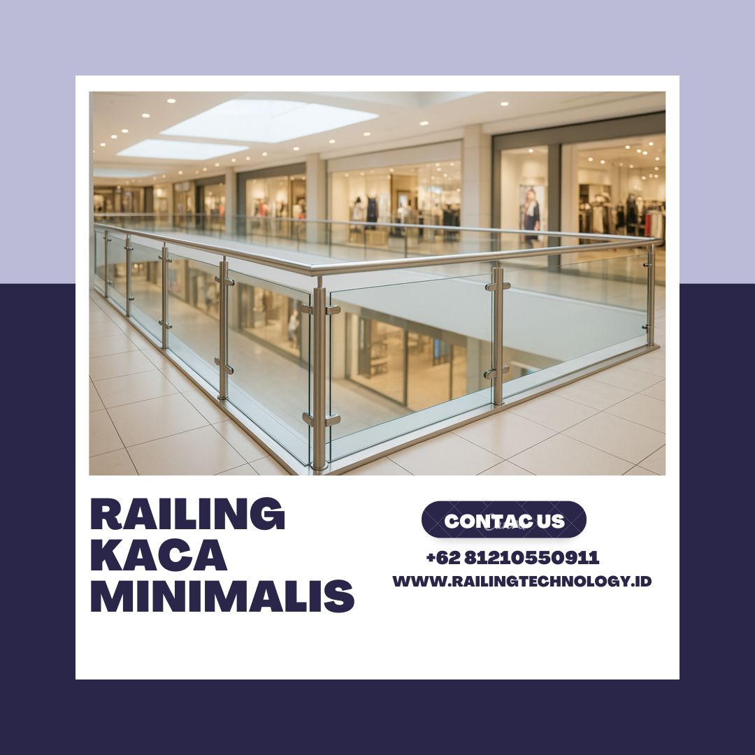 Bengkel Railing Kaca Minimalis
