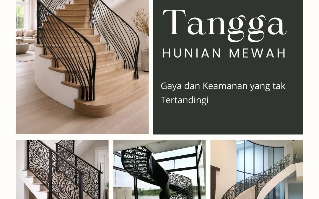 Bengkel Railing Tangga Hunian Mewah JakBar
