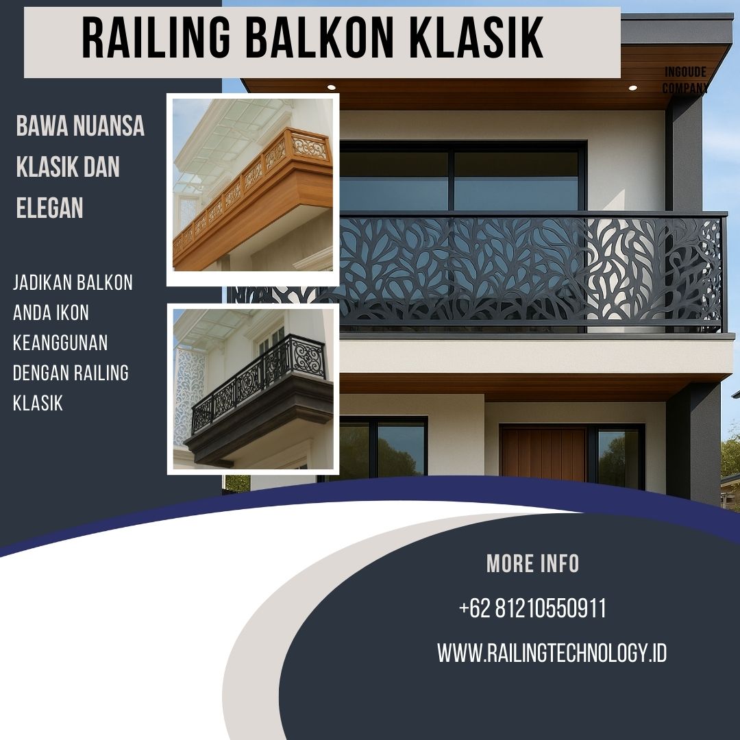 Desain Railing Balkon Klasik Kapuk JakBar