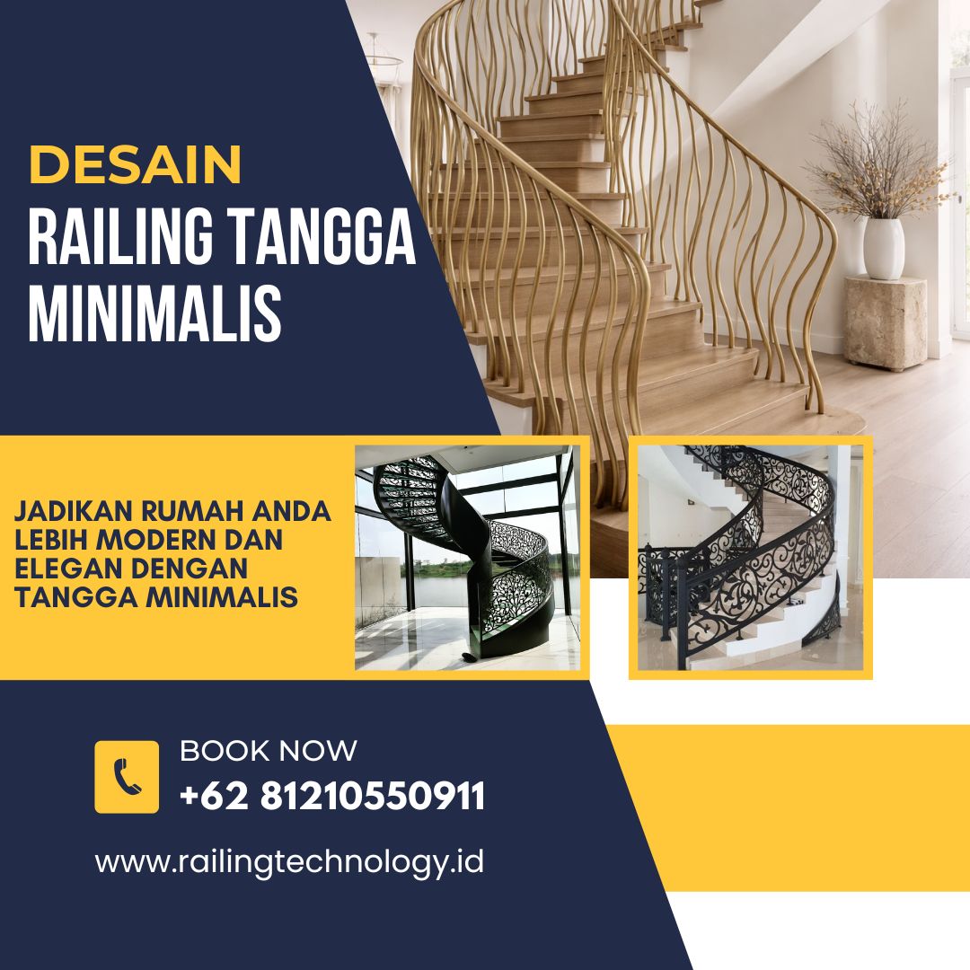 Desain Railing Tangga Minimalis Jakarta Barat