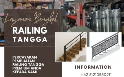 Layanan Bengkel Railing Tangga Premium JakBar