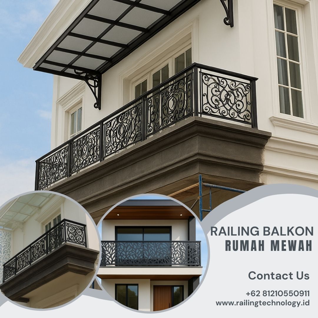 Inspirasi Railing Balkon Rumah Mewah JakBar