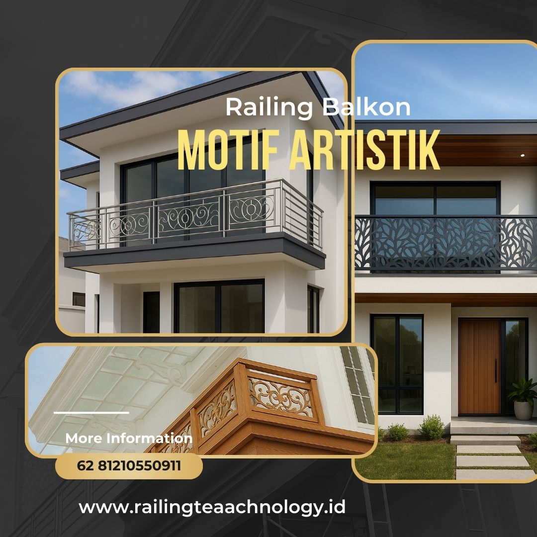 Railing Balkon Motif Artistik Kedoya Utara