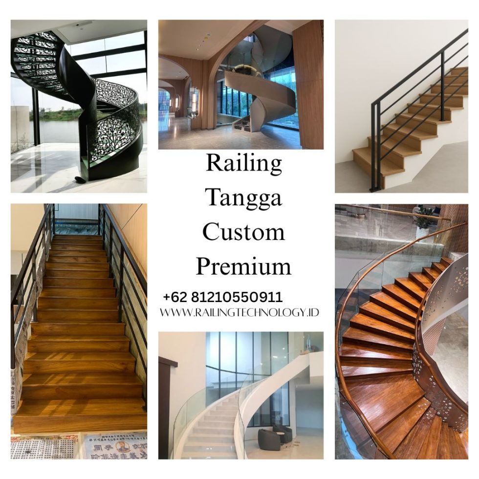 Railing Tangga Custom Premium Duri Kepa - Railing Technology