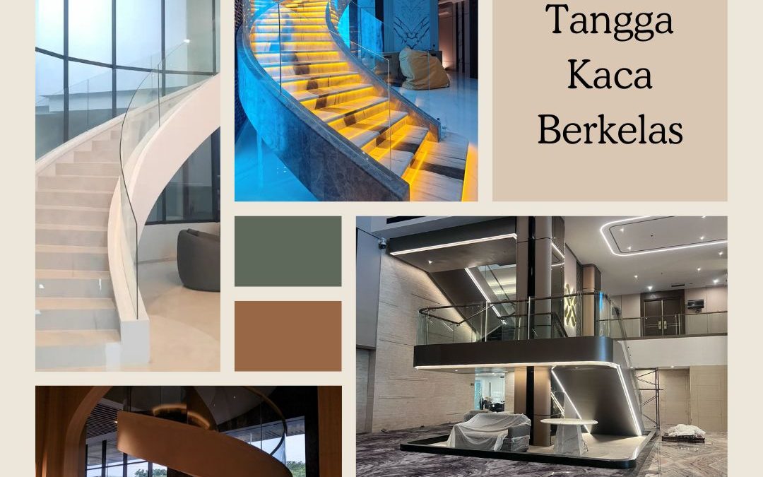 Railing Tangga Kaca Berkelas Duri Kosambi