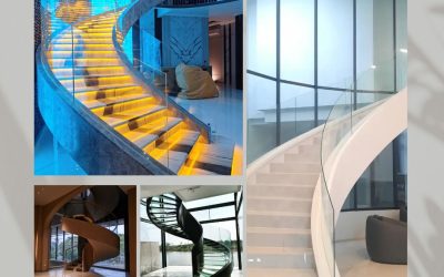 Railing Tangga Kaca Futuristik Srengseng Kembangan