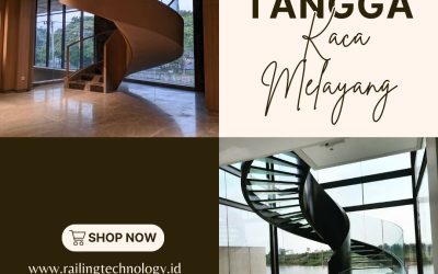 Railing Tangga Kaca Melayang Kembangan Utara