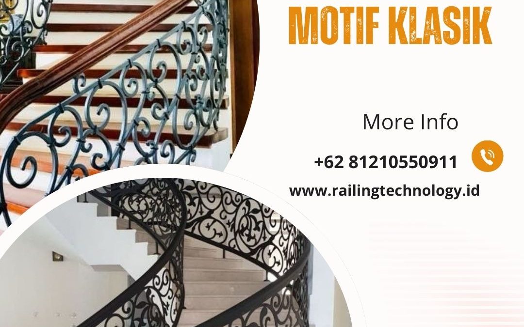 Railing Tangga Motif Klasik