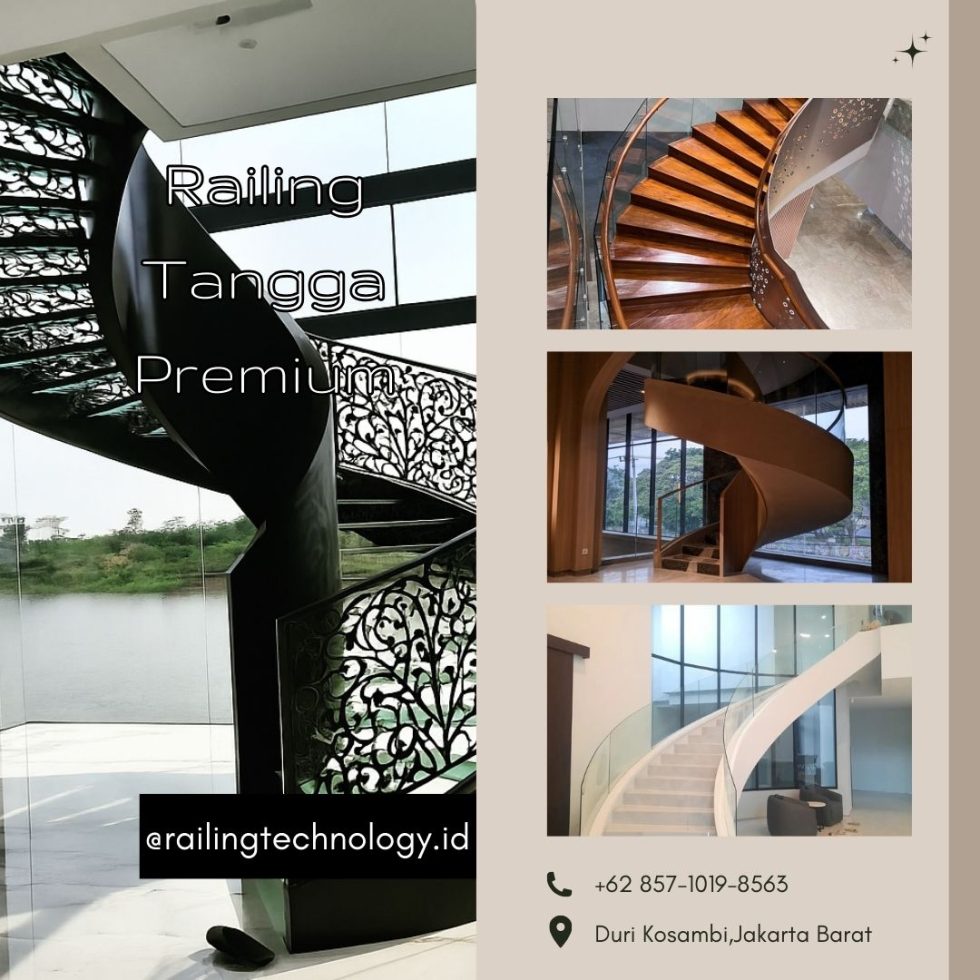 Railing Tangga Premium Custom Cengkareng Jakbar - Railing Technology