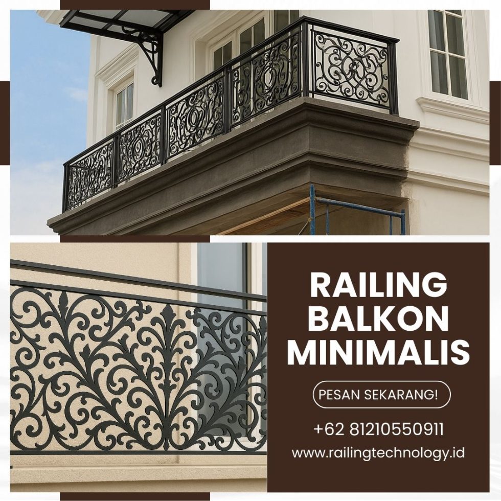 Inspirasi Desain Railing Balkon Minimalis JakBar - Railing Technology