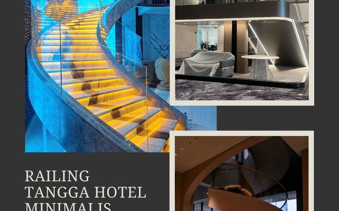 railing tangga hotel minimalis Duri Kosambi