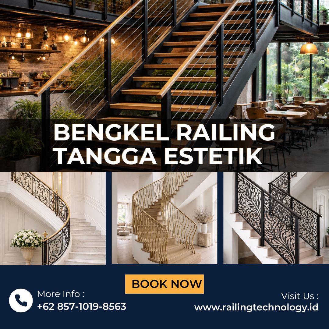 Bengkel Railing Tangga Estetik Semanan JakBar