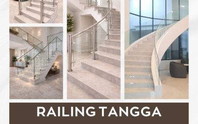 Bengkel Railing Tangga Kaca Mewah JakBar