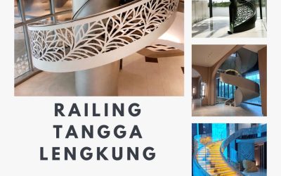 Bengkel Railing Tangga Lengkung Kedoya JakBar