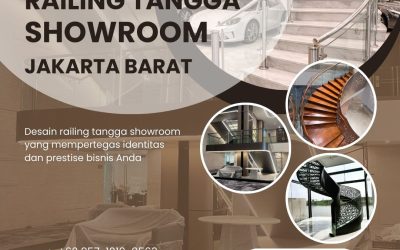 Inspirasi Railing Tangga Showroom Jakarta Barat