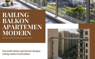 Jasa Railing Balkon Apartemen Modern Cengkareng
