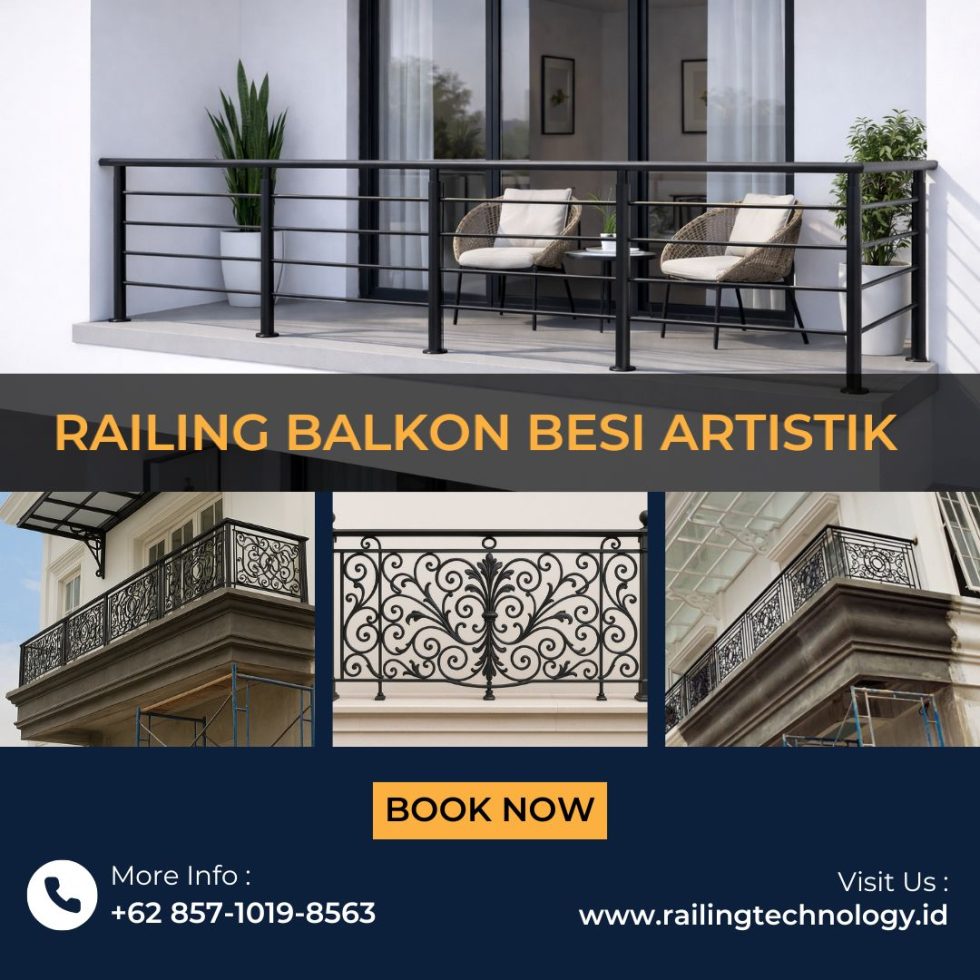 Jasa Railing Balkon Besi Artistik Kalideres - Railing Technology