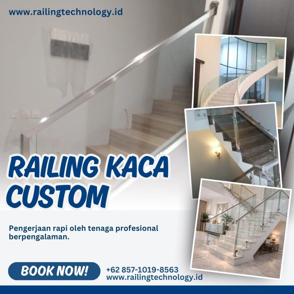 Jasa Railing Kaca Custom Cengkareng JakBar - Railing Technology