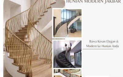 Jasa Railing Tangga Hunian Modern JakBar