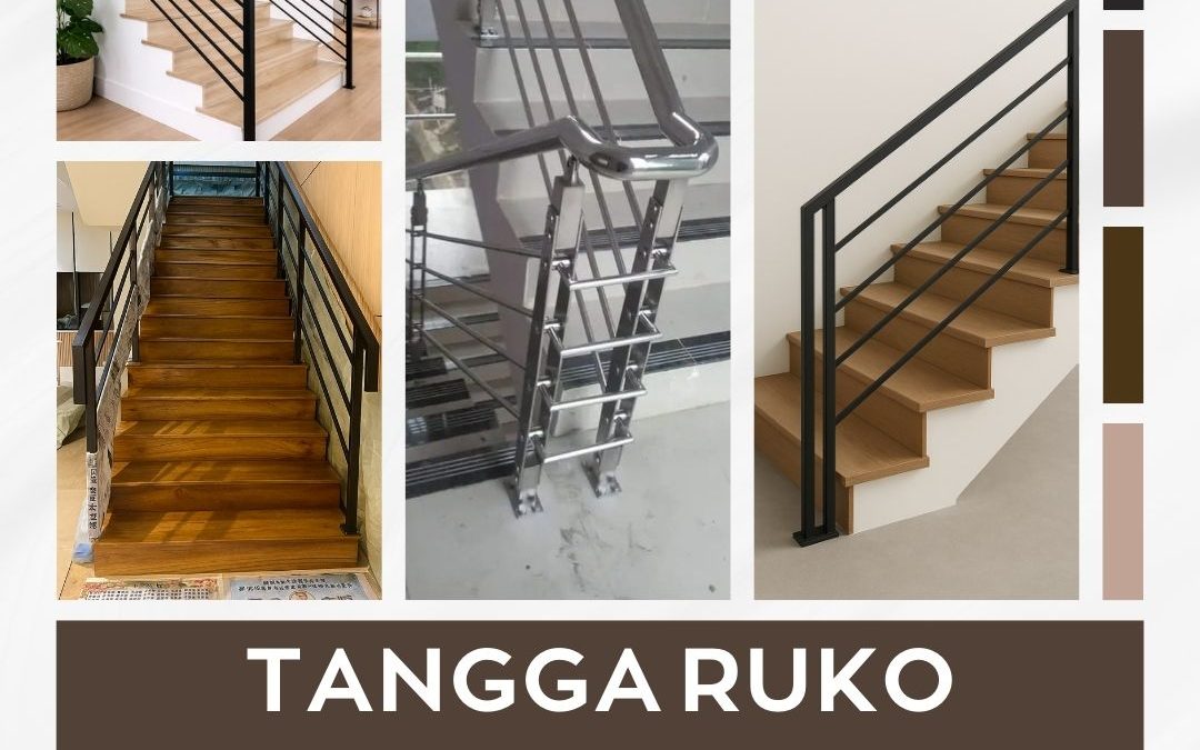 Jasa Railing Tangga Ruko Minimalis Jelambar