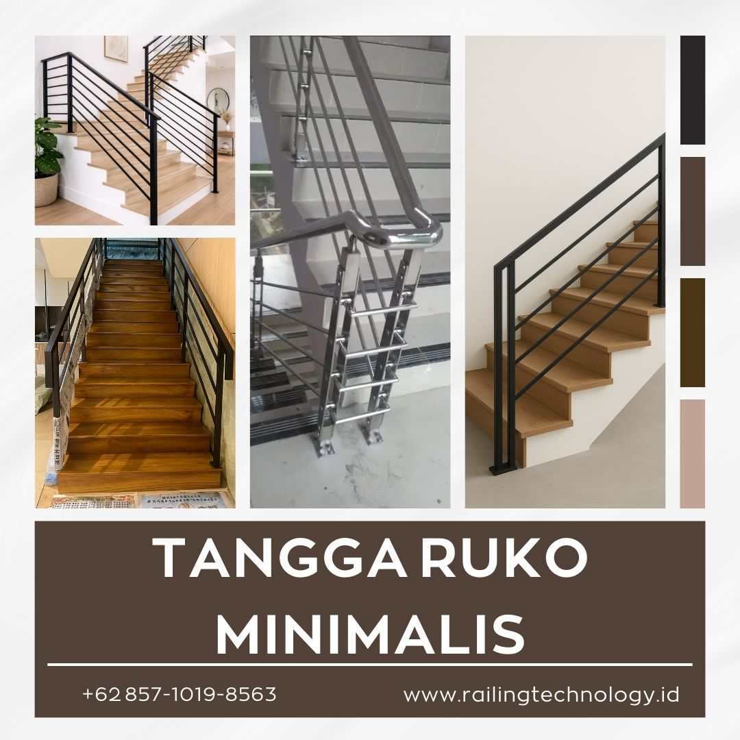 Jasa Railing Tangga Ruko Minimalis Jelambar