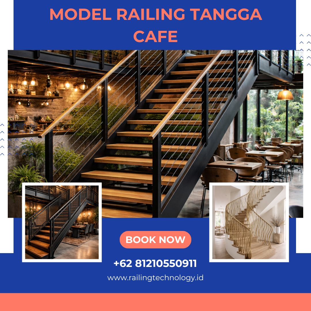 Model Railing Tangga Cafe Grogol JakBar
