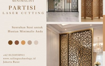 Partisi Laser Cutting Ruangan Minimalis Jelambar